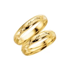 91-4 Förlovningsring Vigselring