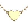 Amour guldhalsband med hjärta äkta guld 18 karat