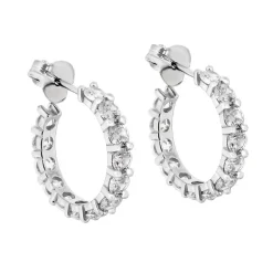 Angelina örringar med stenar äkta silver