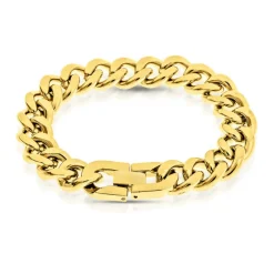 Armband Adam pansar guldpläterat stål