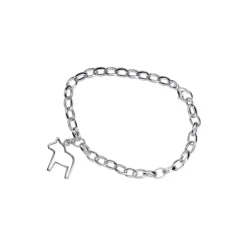 Armband med dalahäst i kontur