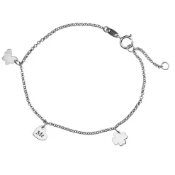 Armband med små berlocker