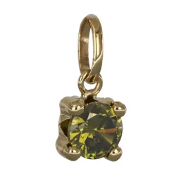 Augusti månadssten smycke äkta guld 18 karat