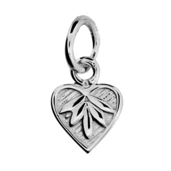 Berlock dalahjärta mini äkta silver