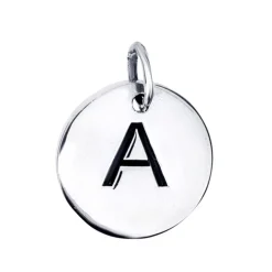 Bokstavsberlock smycke bokstav A äkta silver
