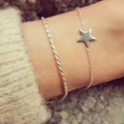 Cordelkedja armband 18cm