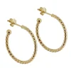 Creoler hoops rope äkta guld 18 karat