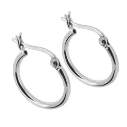 Creoler örringar äkta silver