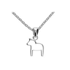 Dalahäst kontur med kedja