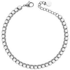 Dice stålarmband unisex