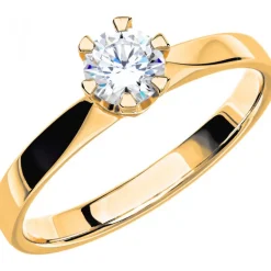 DONAU 0,40 ct Förlovningsring Vigselring