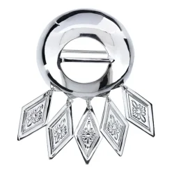 Dräktbrosch äkta silver