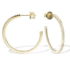Emmy hoops gold large