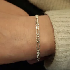 Figaro silverarmband 19 cm