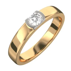 Floda 0,14 ct RG 18 karat