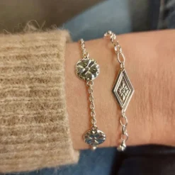 Folklore armband silver