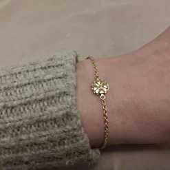Folklore singel armband äkta guld
