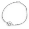 Folklore singel armband silver