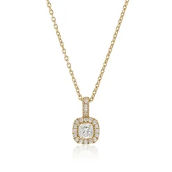 Glamorous halsband guldpläterat silver