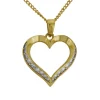 Guldhalsband med hjärta och kedja äkta guld 18 karat