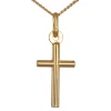 Guldhalsband med kors äkta guld 9 karat