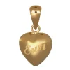 Guldhjärta med gravyr äkta guld 18 karat