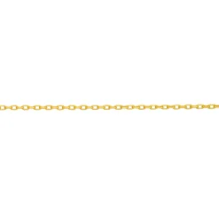 Guldkedja spetsslipad ankar äkta guld 18 karat 60 cm