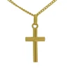 Guldkors med guldkedja äkta guld 18 karat