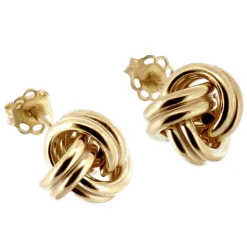 Guldörhängen knutar äkta guld 9 karat