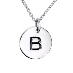 Halsband med bokstav B