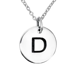 Halsband med bokstav D