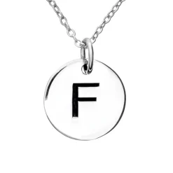 Halsband med bokstav F