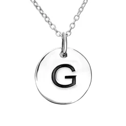 Halsband med bokstav G