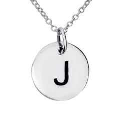 Halsband med bokstav J