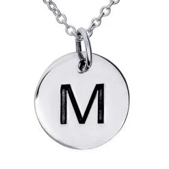 Halsband med bokstav M