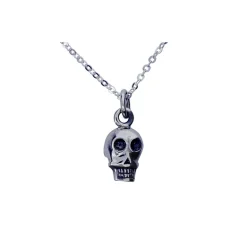 Halsband med döskalle