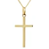 Halsband med guldkors och guldkedja 18 karat