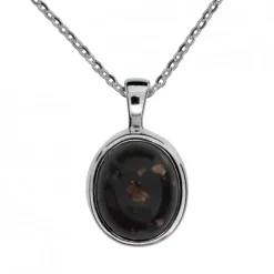 Halsband med smycke porfyr