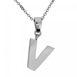 Halsband med stor bokstav V