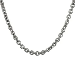 Halsband Nolan oval ankar stål 50 cm