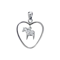 Hjärta med dalahäst