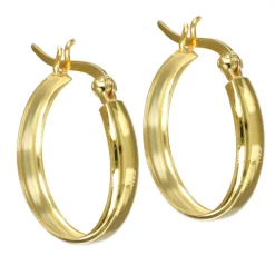 Hoops guldförgyllt äkta silver 20 mm