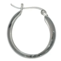 Hoops äkta silver 25 mm