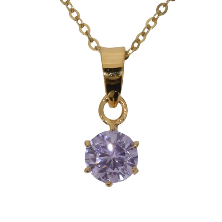 Juni månadssten guldförgyllt silver