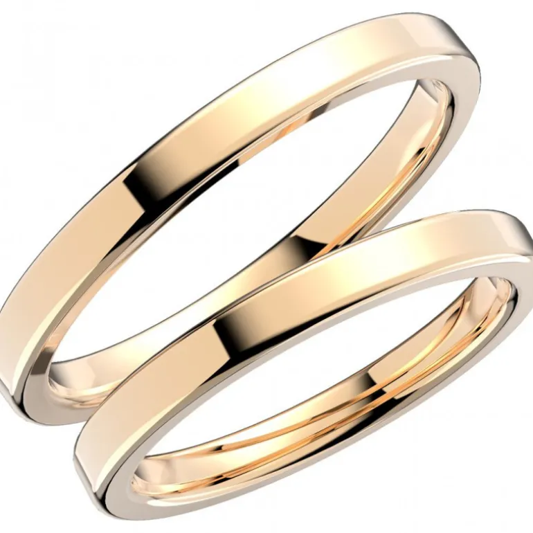 14K237-2,5 Förlovningsring Vigselring