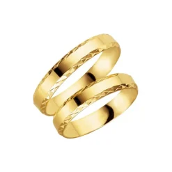 14K61-4 Förlovningsring Vigselring