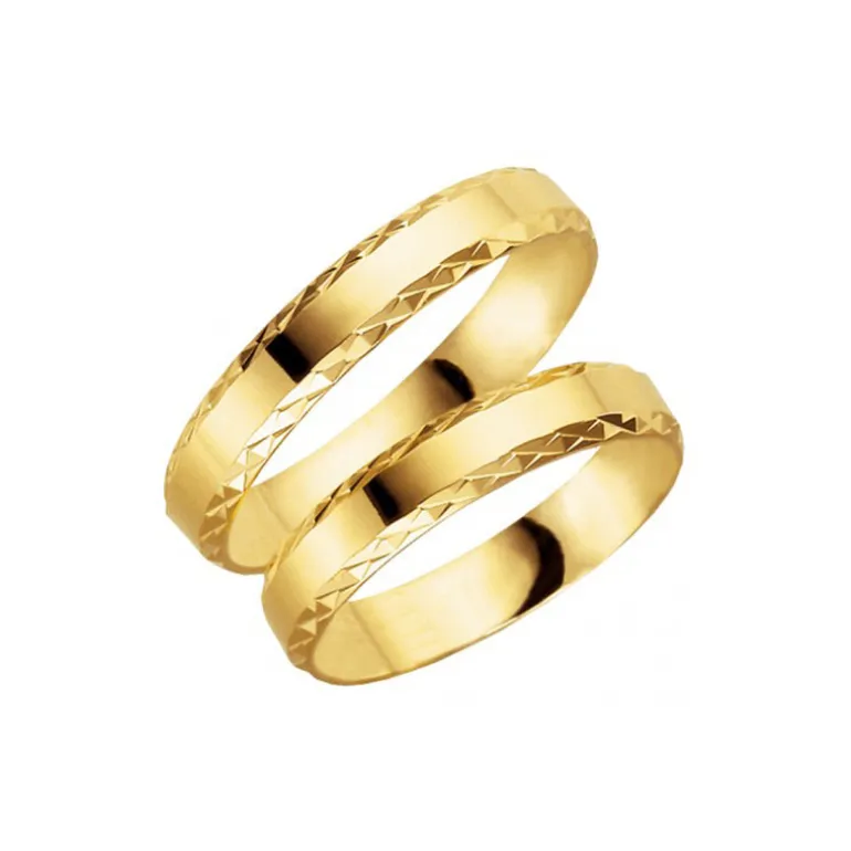 14K61-4 Förlovningsring Vigselring