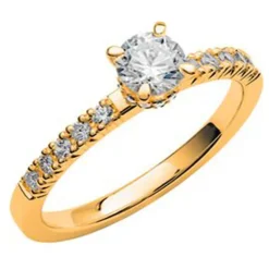 14K Love 14 Förlovningsring Vigselring