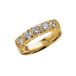 14K ROCKY 1,00 Förlovningsring Vigselring