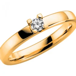 14K SEINE 0,15 Förlovningsring Vigselring